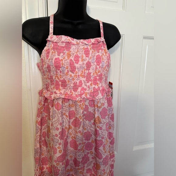 CAT and Jack Pink Floral Sundress Size XL Girls NWT - Picture 3 of 12